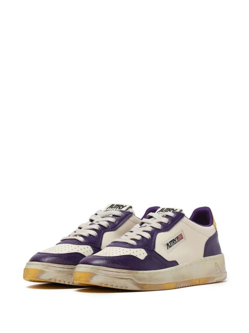 Beige/dark purple/yellow sneaker Autry | AVLWBC01 IV/ACAI/FREESIA